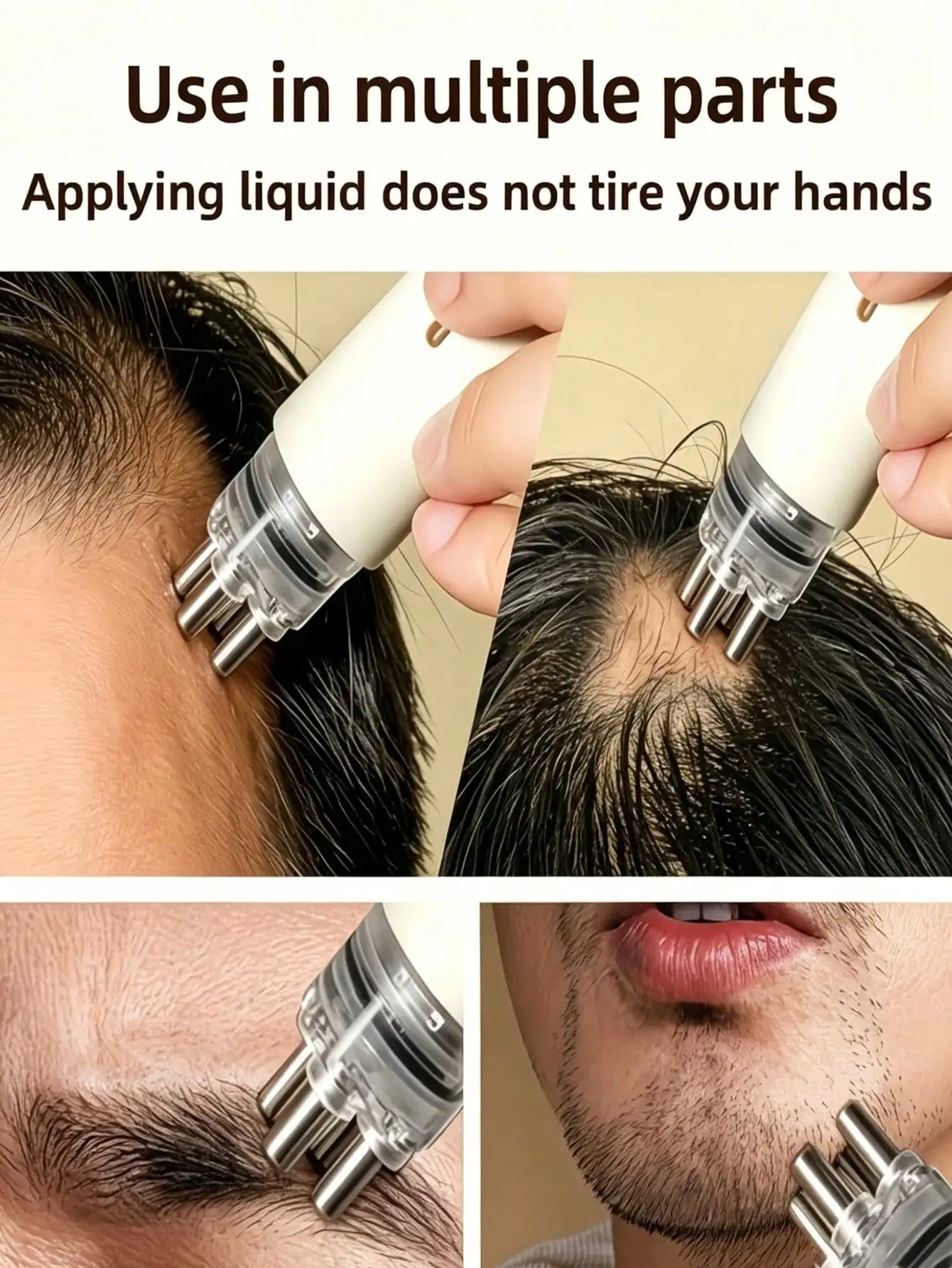 Hair Care Serum - Scalp Applicator Travel Capacity Hair Growth
