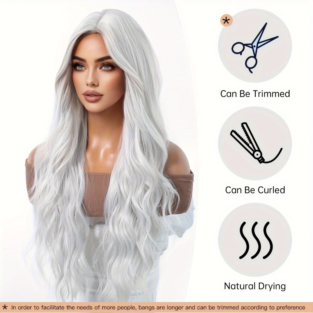 Anxin Brand Synthetic Fiber Wi - Hair Care Natural recension och pris