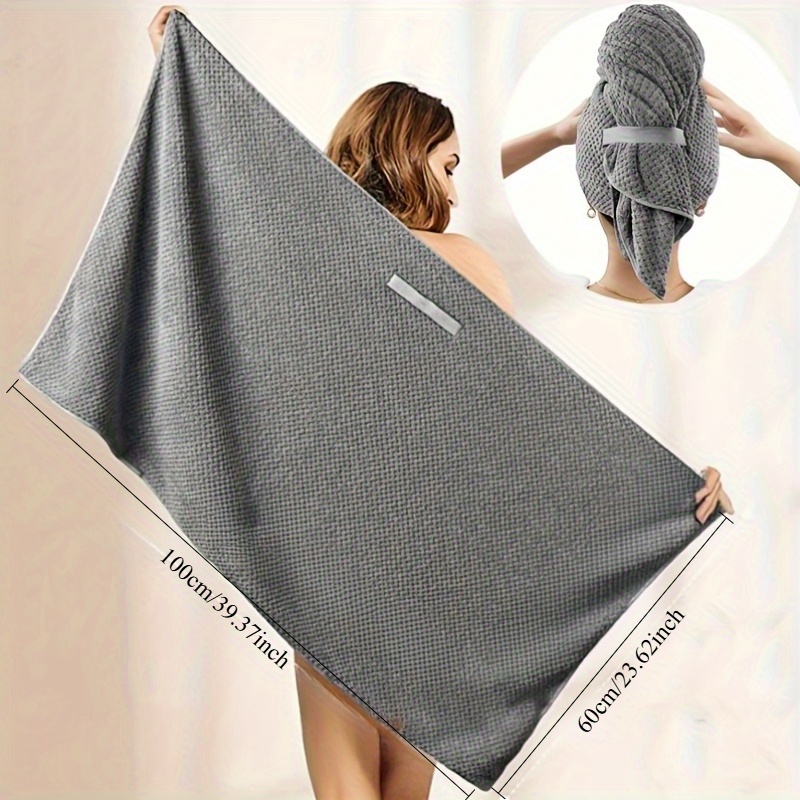 Microfiber Hair Towel Extra La - Hair Turban Towel recension och pris