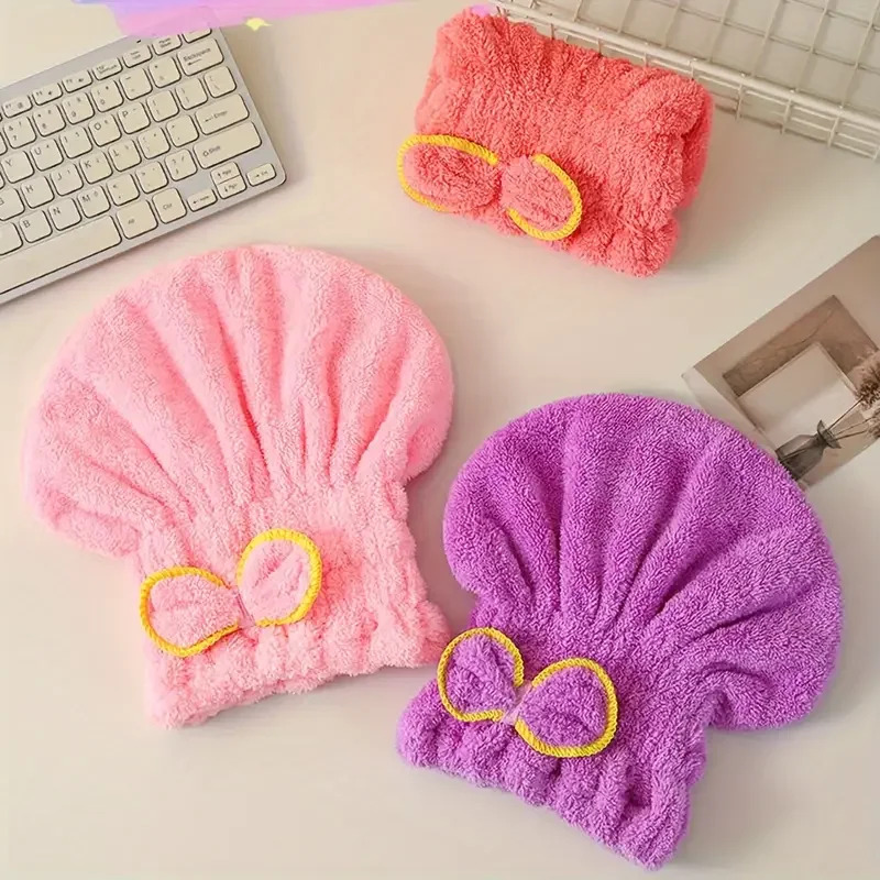 Quick Drying Hair Cap Women Bo - Hair Turban Towel recension och pris