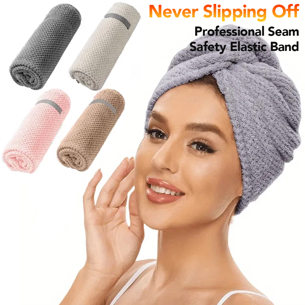 Microfiber Hair Towel Extra La - Hair Turban Towel recension och pris