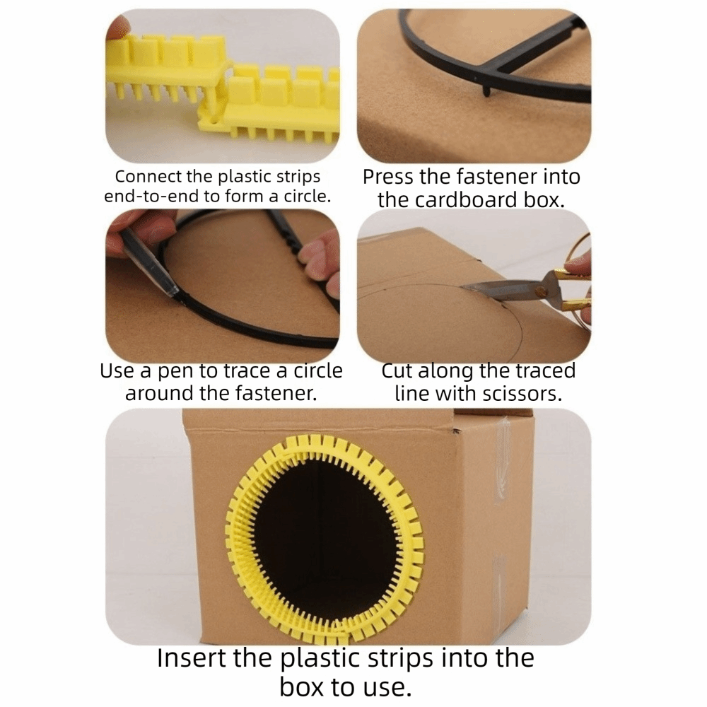 Plastic Cat Tunnel Brush Hair  - House Hair Care recension och pris