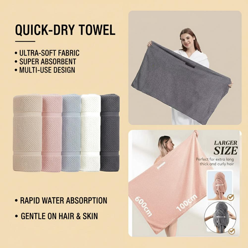 Super Absorbent Coral Velvet H - Hair Turban Towel recension och pris