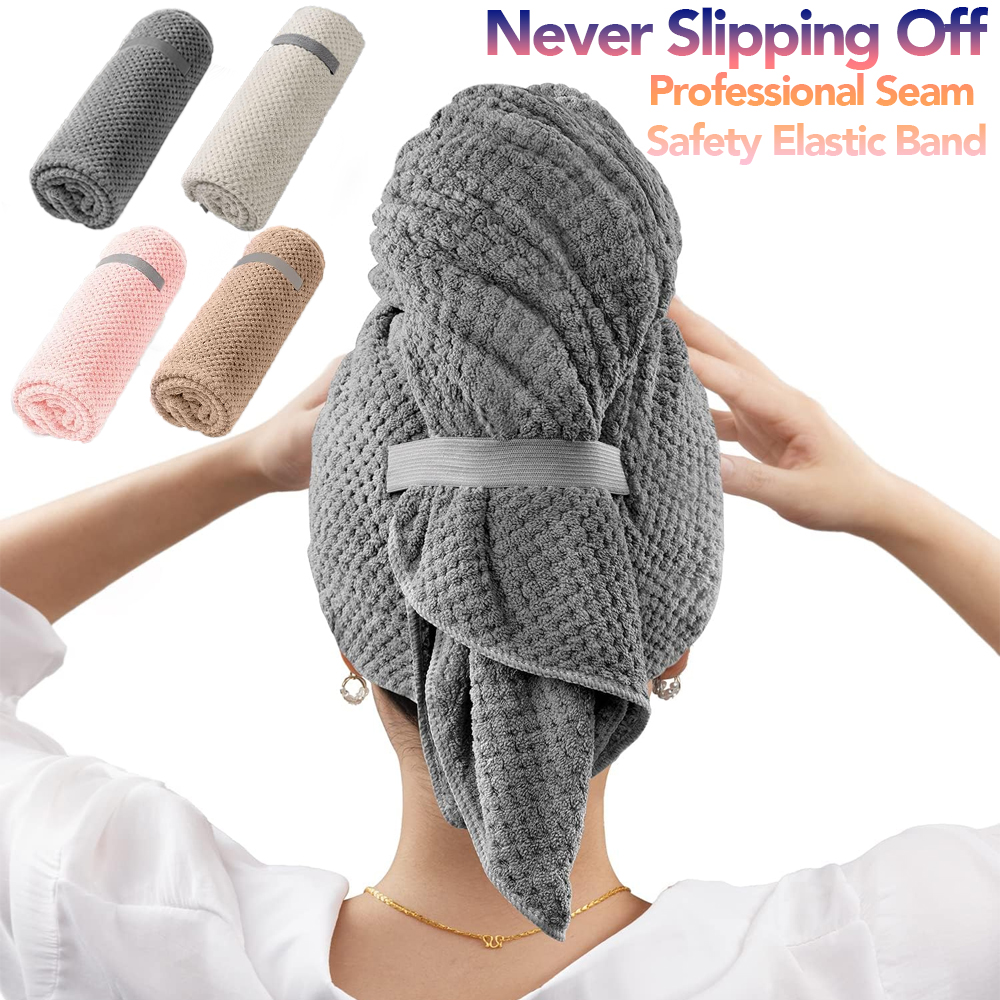 Microfiber Hair Towel Extra La - Hair Turban Towel recension och pris