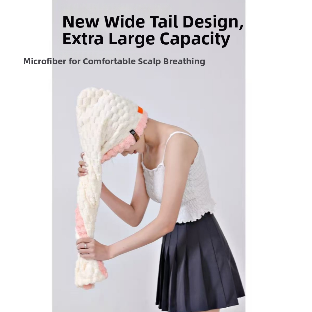 Reusable Extra Large Quick-Dry - Hair Turban Towel recension och pris