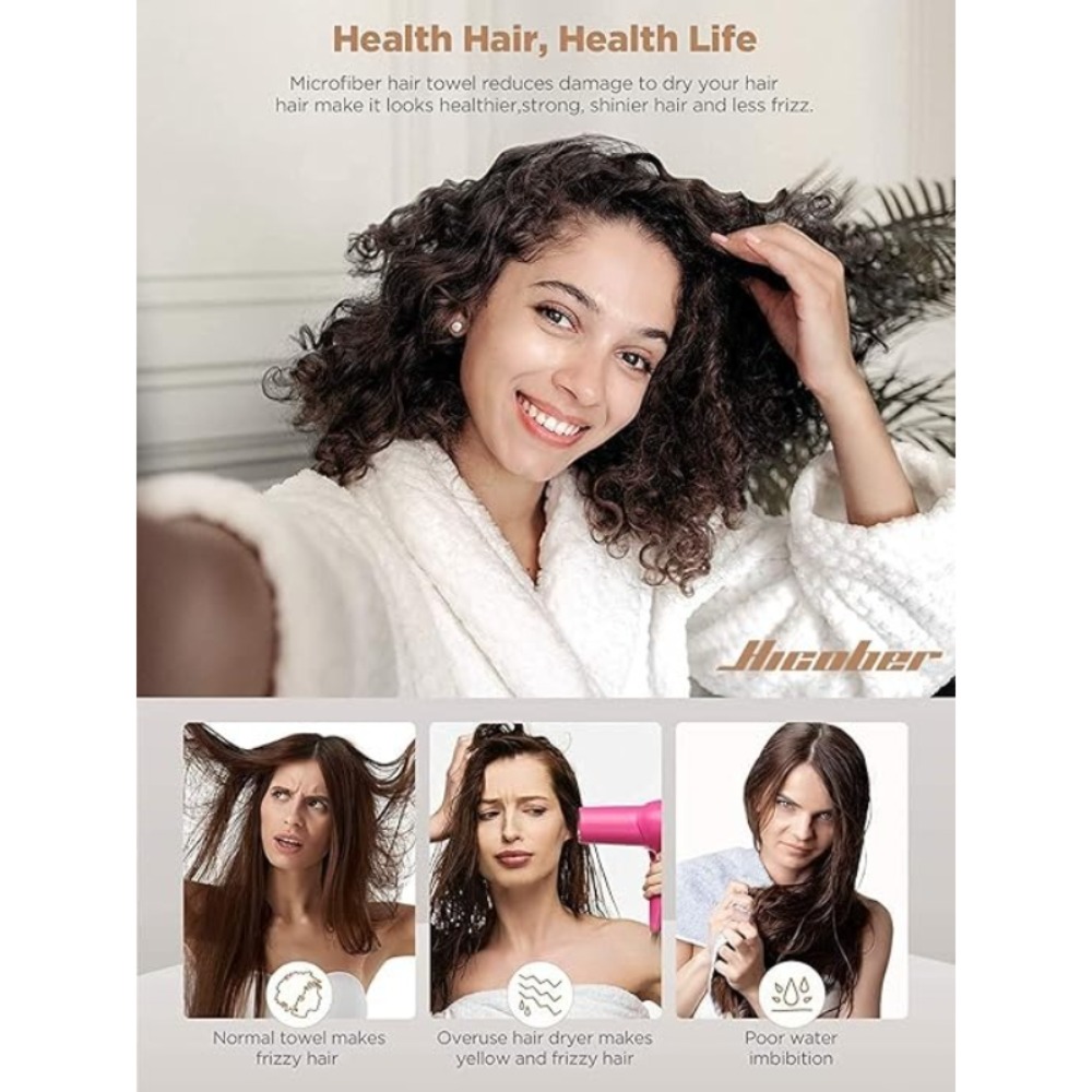 Quick Dry Hair Towel Wrap Anti - Hair Turban Towel recension och pris