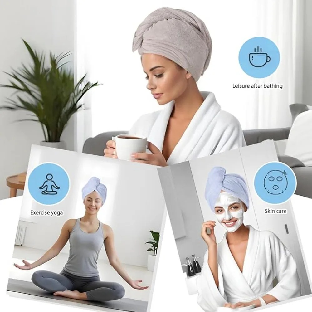 Quick Dry Hair Towel Wrap Anti - Hair Turban Towel recension och pris
