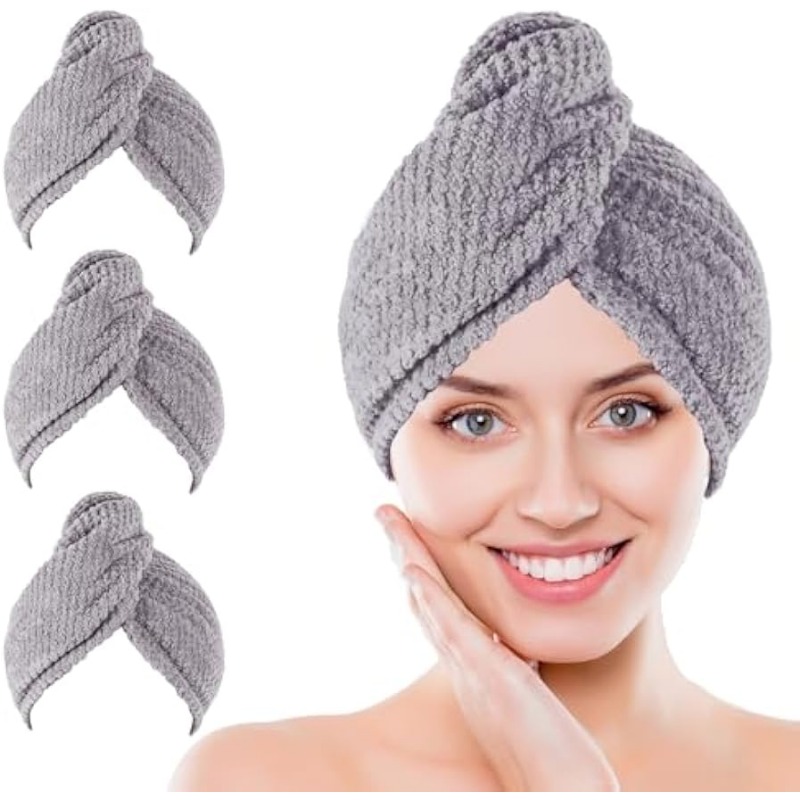 Super Absorbent Fast Drying Ha - Hair Turban Towel recension och pris