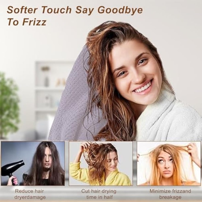 Super Absorbent Fast Drying Ha - Hair Turban Towel recension och pris