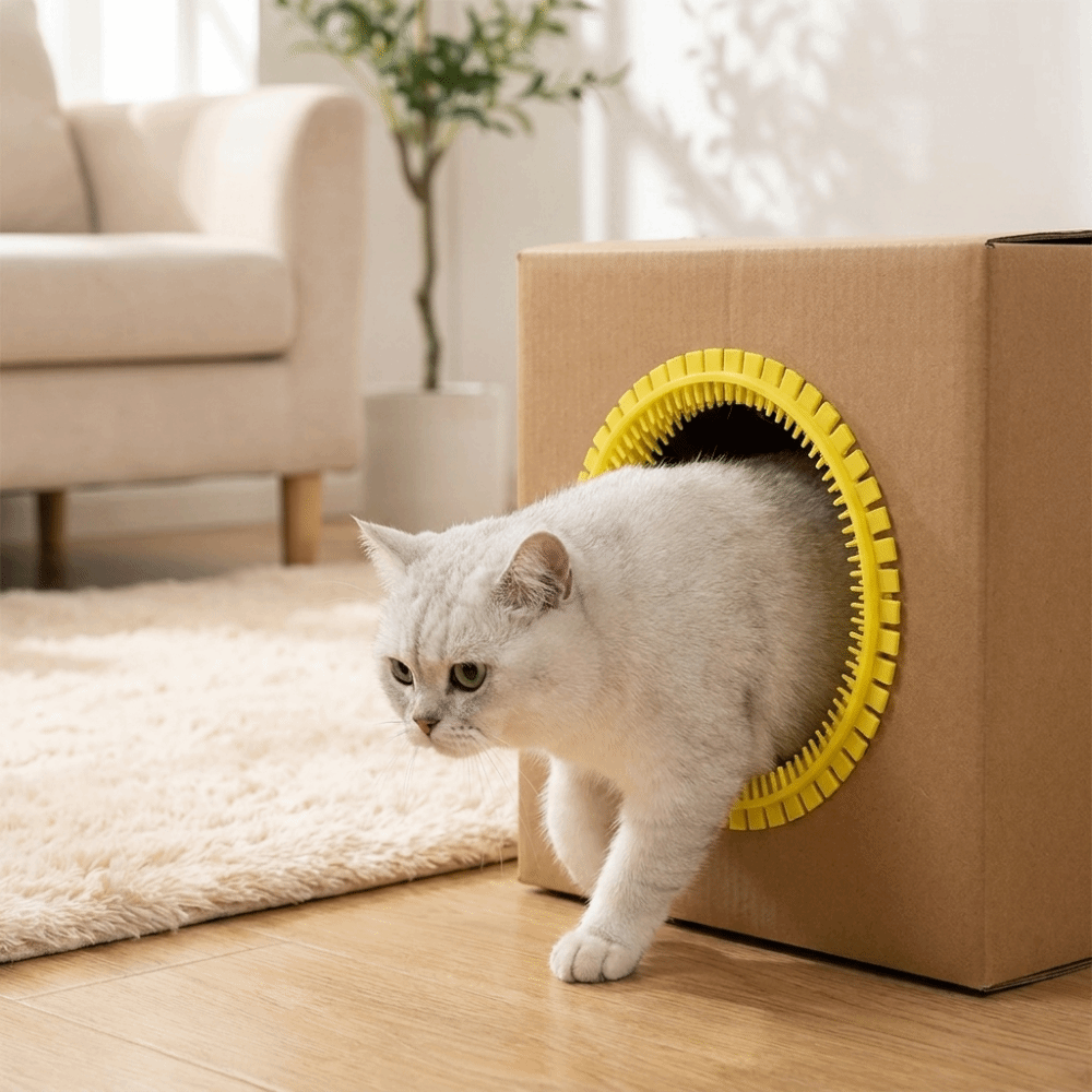 Pet Cat Comb Toy Plastic Cat T - House Hair Care recension och pris
