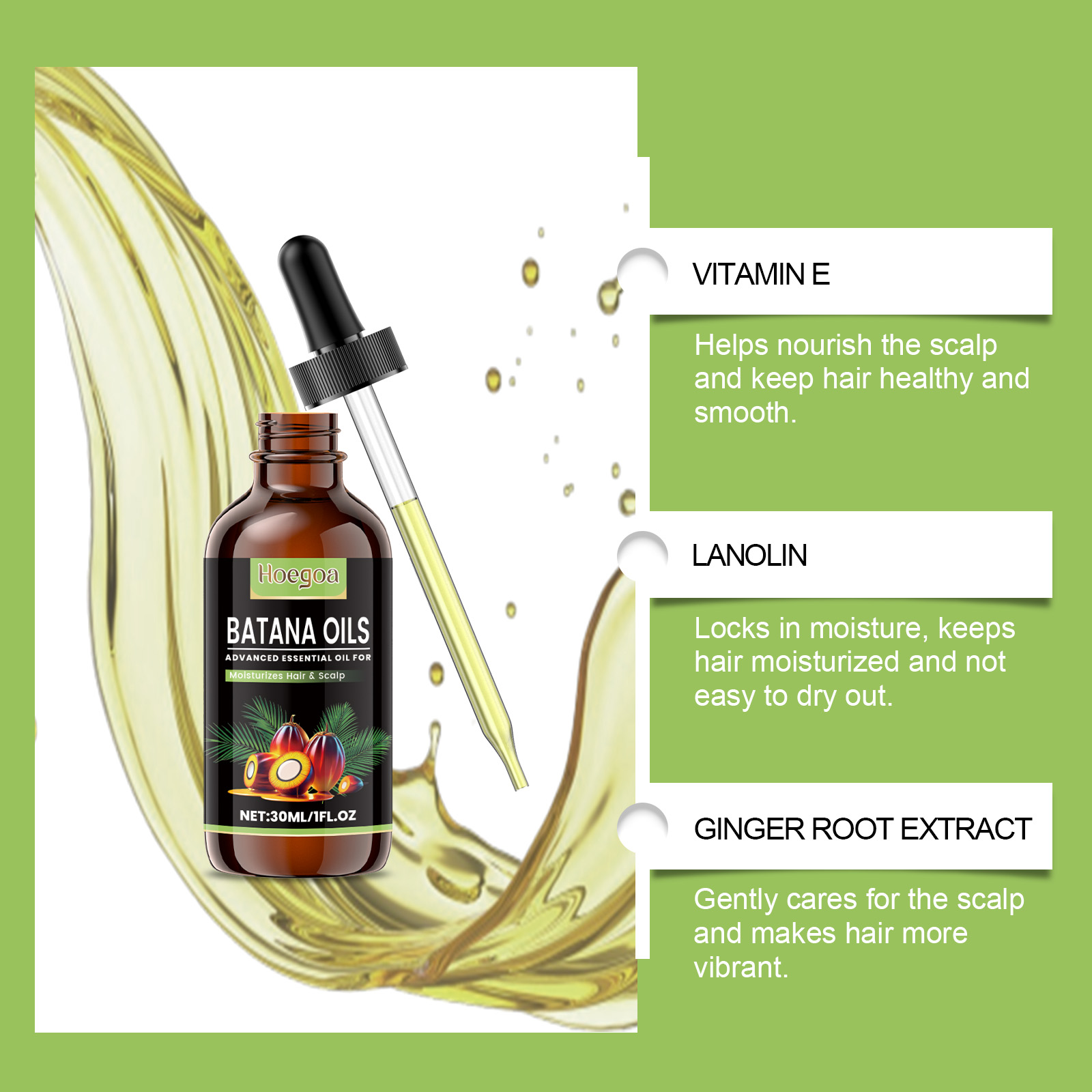 Batana Oil for Hair Growth Rev - Hair Care Natural recension och pris