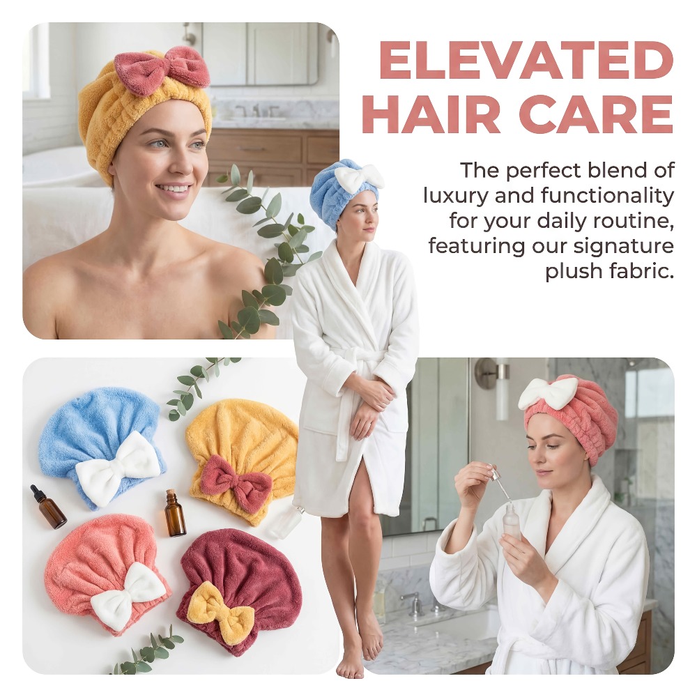 Microfiber Hair Drying Cap, Qu - Hair Turban Towel recension och pris