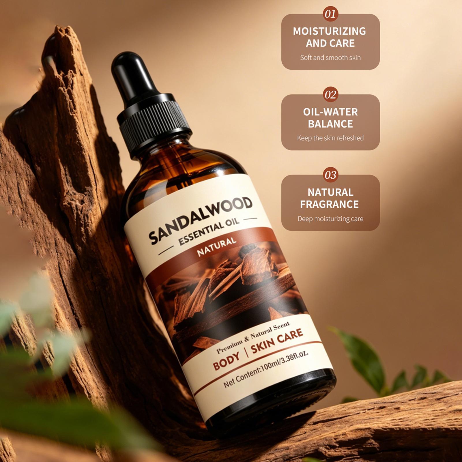 Sandalwood Fragrance Oil 100ml - Hair Care Natural recension och pris
