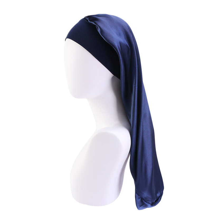 New Long Satin Bonnet Sleep Ca - Hair Care Natural recension och pris
