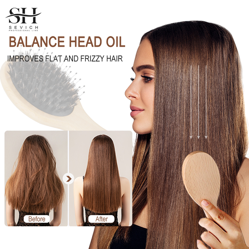 Natural Boar Bristle Hair Fluf - Hair Care Natural recension och pris