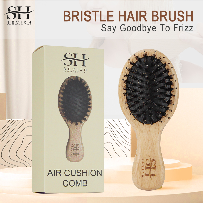 Natural Boar Bristle Hair Fluf - Hair Care Natural recension och pris