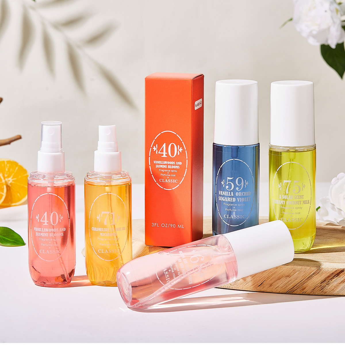 Perfume Mist Body Spray 5 Scen - Hair Care Spray recension och pris