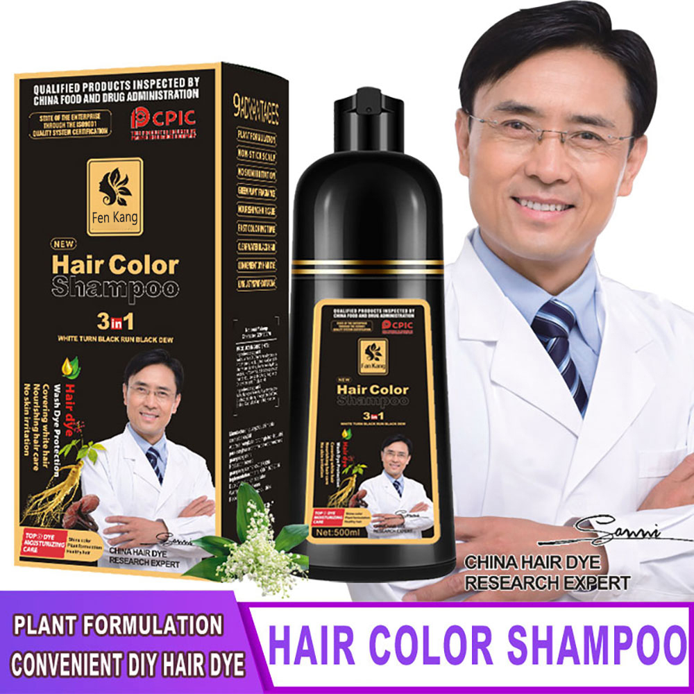 3 In 1 Instant Coloring Shampo - Hair Care Herbal recension och pris