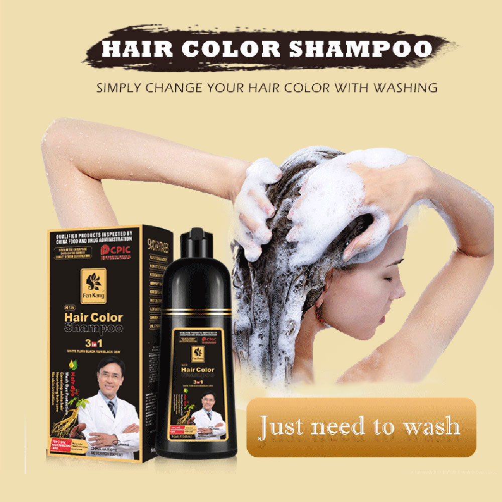 3 In 1 Instant Coloring Shampo - Hair Care Herbal recension och pris