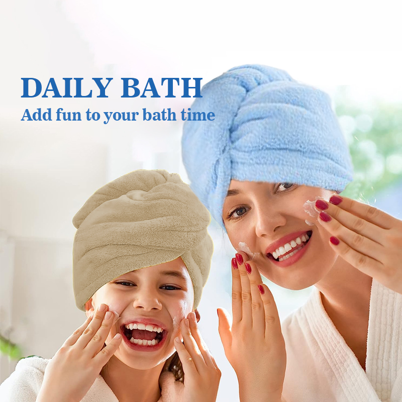 Microfiber Hair Towel Wrap for - Hair Turban Towel recension och pris